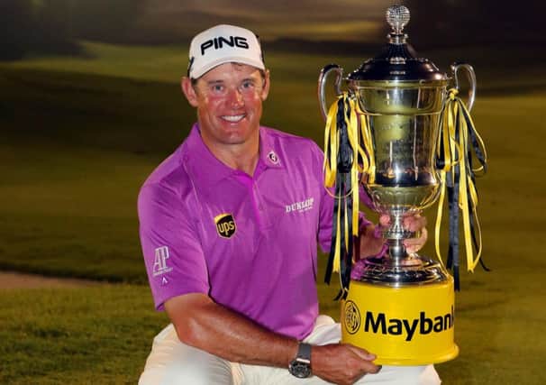 Lee Westwood: Won in Malaysia. Picture: Getty