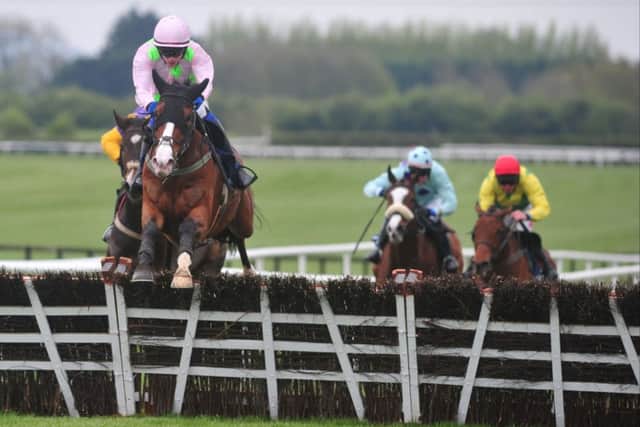 Paul Townend rides Daneking to victory in the Boylesports Easter Festival Handicap Hurdle. Picture: PA