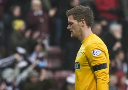 Hibs goal keeper Ben Williams says his team are "soft and spoiled". Picture: Ian Georgeson