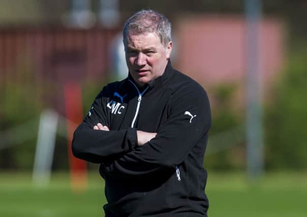 Ally McCoist has voiced his concerns over Rangers' opponents next season. Picture: SNS