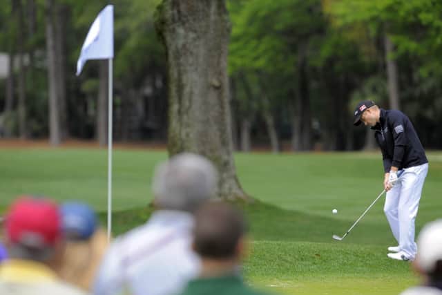 Russell Knox is now Scotland's second top-ranked player. Picture: AP