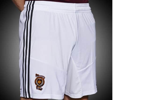 White shorts. Picture: heartsfc.co.uk