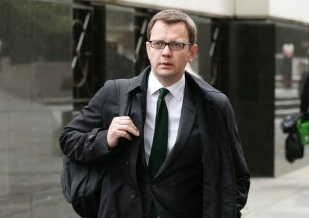 Andy Coulson arrives at the Old Bailey trial yesterday. Picture: PA