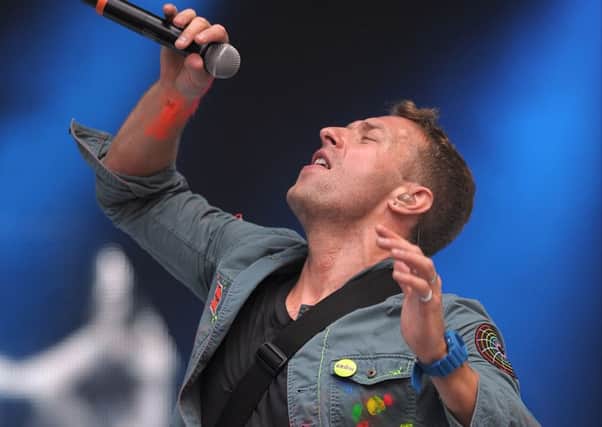 Coldplay frontman Chris Martin. Picture: PA