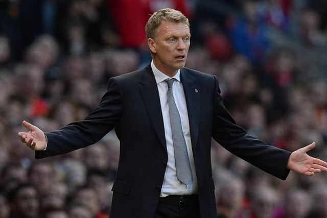 David Moyes: 'I will always be incredibly proud to have been appointed as manager of Manchester United.' Picture: AFP/Getty