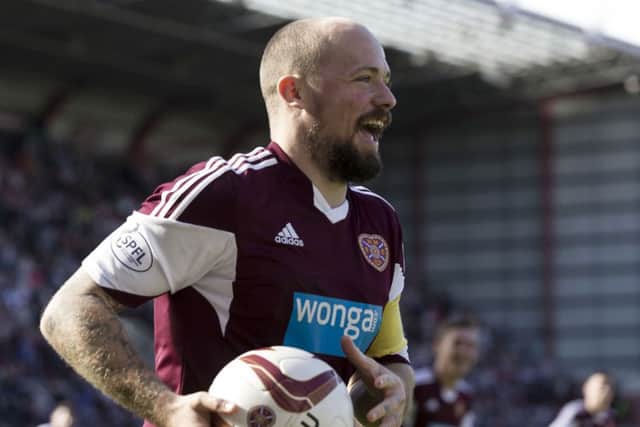 Jamie Hamill, pictured shortly before the incident with Derek Adams. Picture: SNS