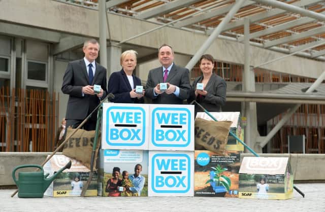 Scotlands party political leaders show their support for the campaign. Picture: Phil Wilkinson