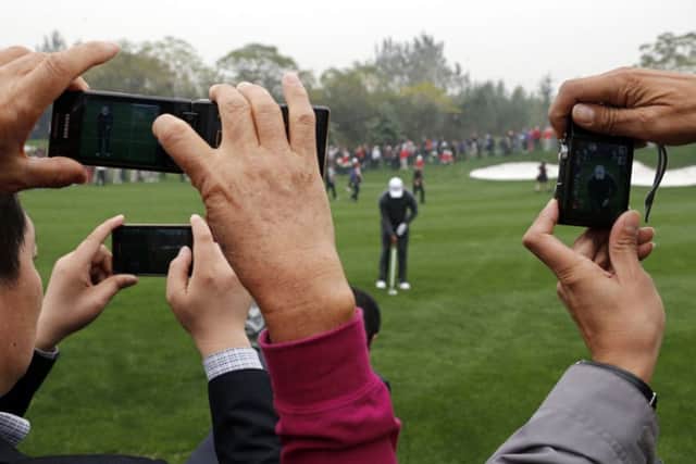 Spectators at this summers Open at Hoylake will be encouraged to use their phones. Picture: Reuters