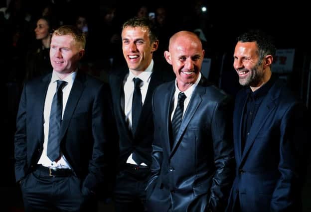Paul Scholes, Phil Neville, Nicky Butt and Ryan Giggs are tasked with restoring the ailing first teams fortunes. Picture: PA