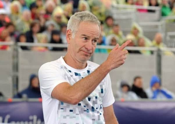 John McEnroe will be part of a star-studded line-up at Raeburn Place in June. Picture: Jane Barlow