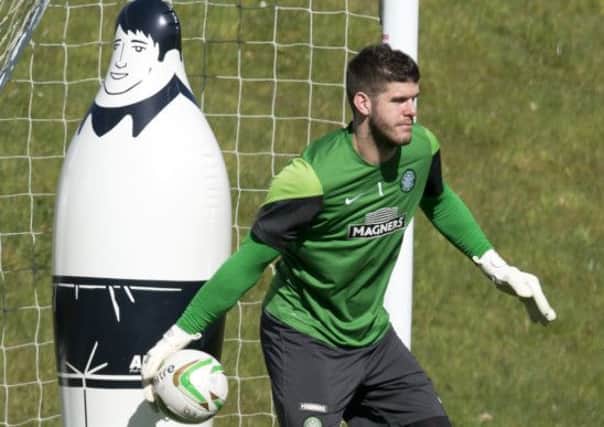 Celtic goalkeeper Fraser Forster. Picture: SNS
