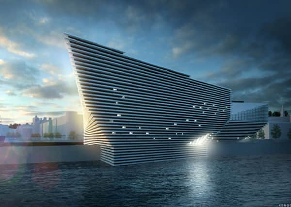 An artist's impression of the V&A Museum at Dundee. Picture: Contributed