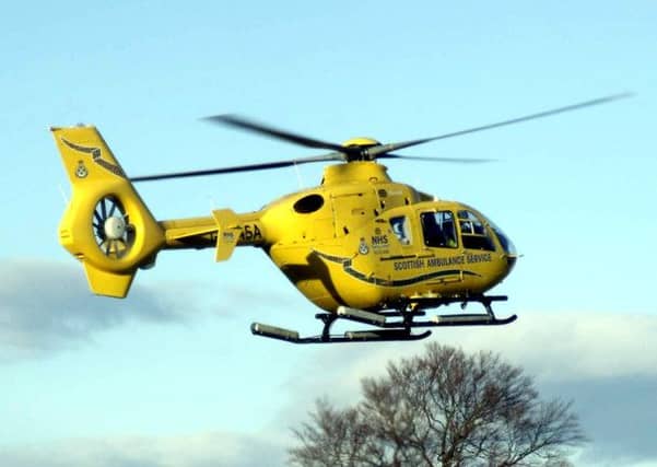 One person was taken to hospital by air ambulance. Picture: Contributed