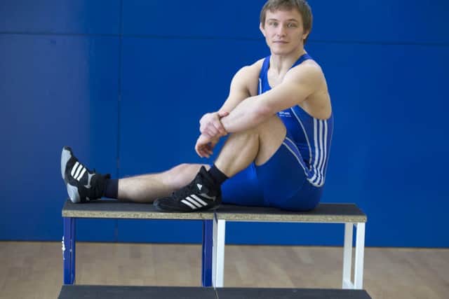 Alex Gladkov is worried about his family in the east of Ukraine but is looking forward to wrestling for Scotland. Picture: Jeff Holmes