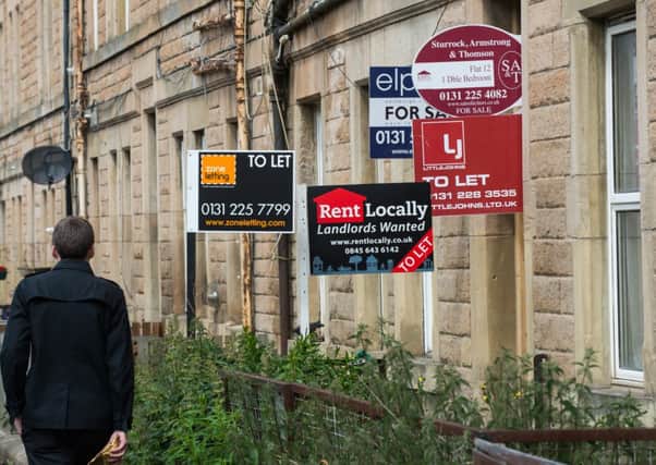 To let and to rent signs are becoming more and more common these days. Picture: Ian Georgeson