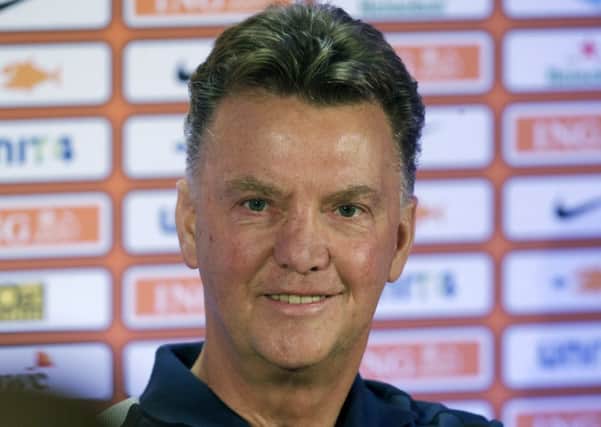Holland manager Louis van Gaal is the front runner to replace Moyes at Manchester United. Picture: Reuters