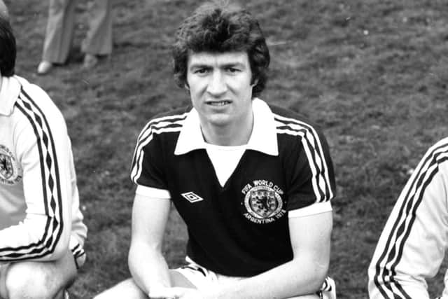 Sandy Jardine was in Scotland's 1978 World Cup squad. Picture: TSPL