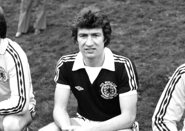 Sandy Jardine was in Scotland's 1978 World Cup squad. Picture: TSPL
