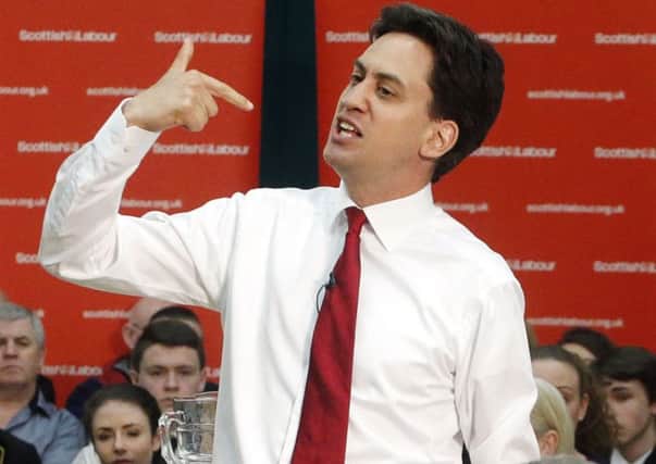 Ed Miliband told supporters he would take up the cudgel of social justice. Picture: PA