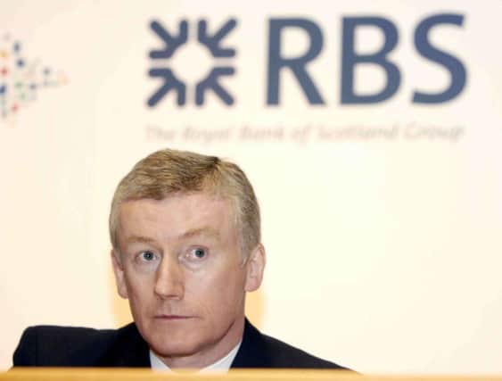 RBS under former chief executive Fred Goodwin contributed to the loss of public confidence in the banking sector. Picture: Sandy Young