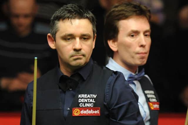 McManus, left, and Doherty will resume their battle today. Picture: PA