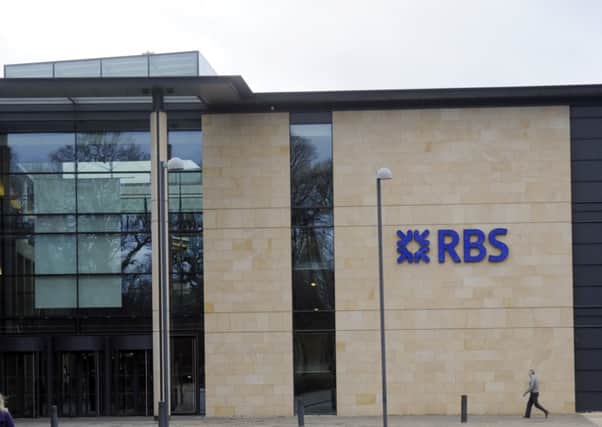 RBS shares rose after the government vetoed the new bonus set-up. Picture: Greg Macvean