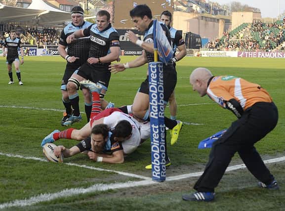 Glasgow Warriors in action. Picture: SNS