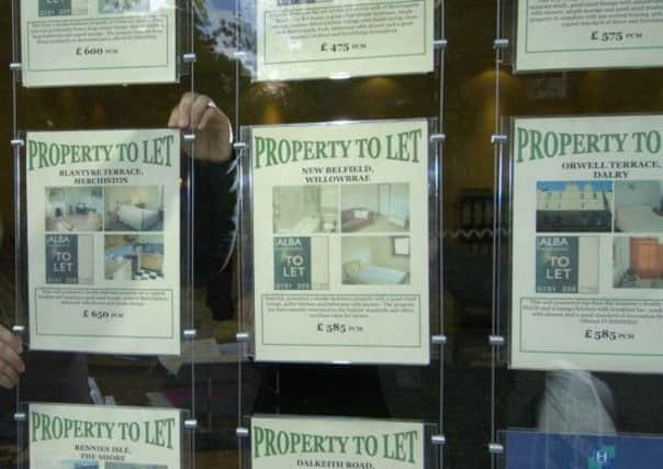 The number of Scots privately renting has doubled in the last 20 years, according to new research. Picture: TSPL