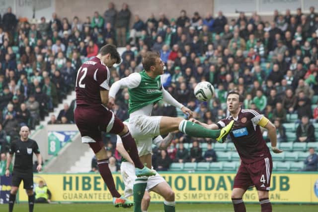 Callum Paterson scores the first of his two goals. Picture: Toby Williams
