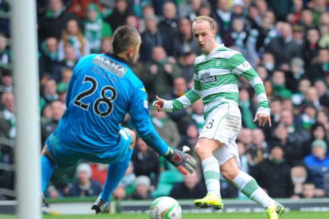 Neil Lennon has backed Leigh Griffiths and Anthony Stokes to build a partnership. Picture: Robert Perry
