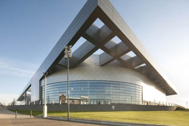 The Chris Hoy velodrome in Glasgow's East End