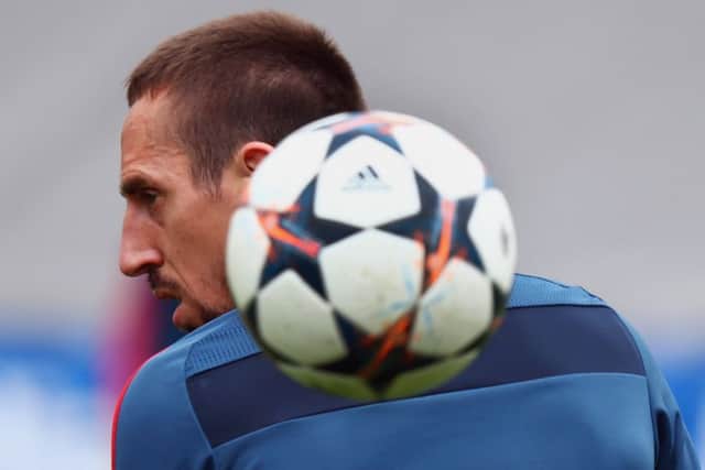 Franck Ribery has taken his eye off the ball recently but scored in a 5-2 win at the weekend. Picture: Getty