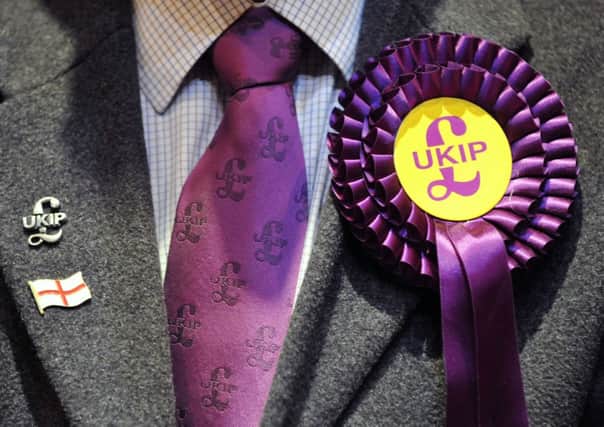 Ukip: more likely to have voters in England than Scotland or Wales. Picture: PA