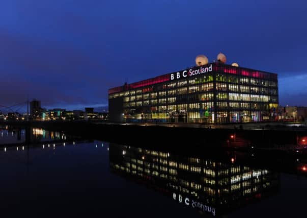 BBC Scotland's headquarters at Pacific Quay, Glasgow. Picture: Ian Rutherford