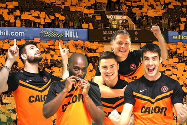 Dundee United have unveiled their new home kit for next season, which will be worn at their Scottish Cup final meeting with St Johnstone next month. Picture: Dundee United