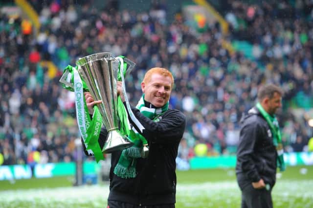 Snodgrass hopes Lennon stays put for a shot at a treble with Celtic. Picture: Robert Perry