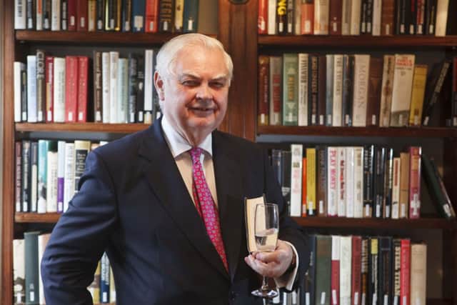 Lord Lamont opened the library. Picture: Toby Williams