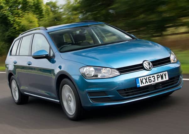 The VW Golf Estate 1.6 TDI  is big on space but with a small thirst