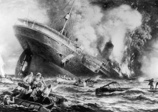 The Lusitania tragedy helped bring the US into the war. Picture: Getty