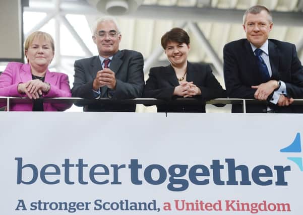 The idea that Yes Scotland is outperforming Better Together is apparent in a new survey. Picture: Neil Hanna