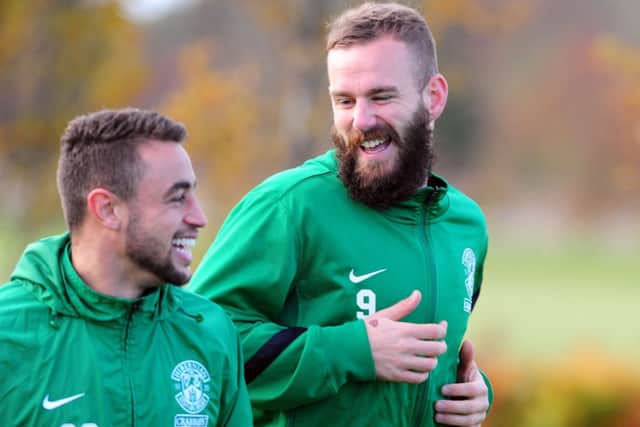 Rowan Vine, right, has had a new lease of life since leaving Leith. Picture: Ian Rutherofrd