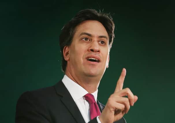 Labour leader Ed Miliband has announced a 'cost of living' contract. Picture: Getty
