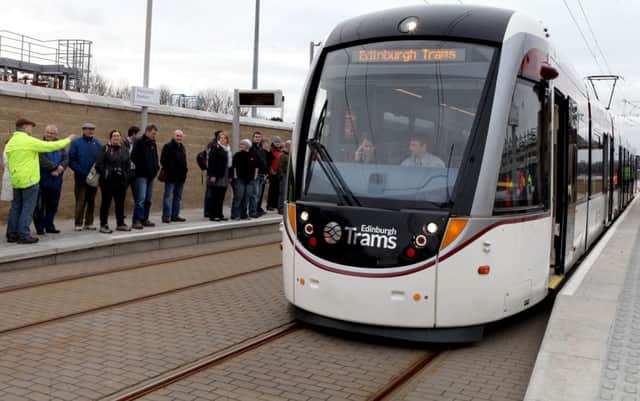 The launch date for the Edinburgh trams will be announced tomorrow. Picture: Hemedia