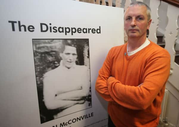 Michael McConville, son of the Jean McConville, who was murdered by the IRA in 1972. Picture: PA
