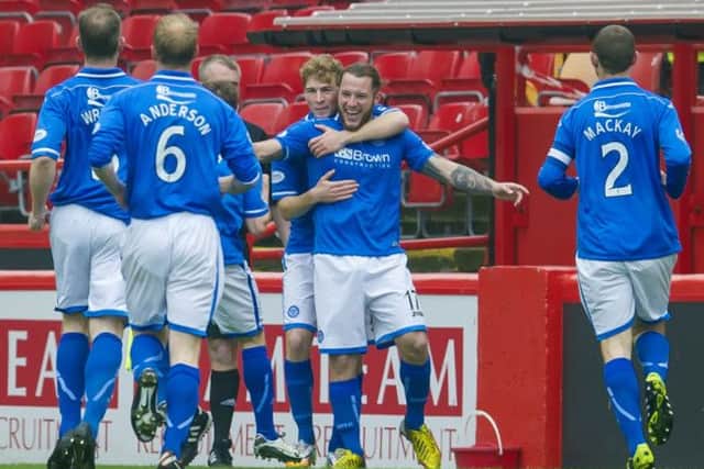 St Johnstone got past Aberdeen in their semi final. Picture: SNS
