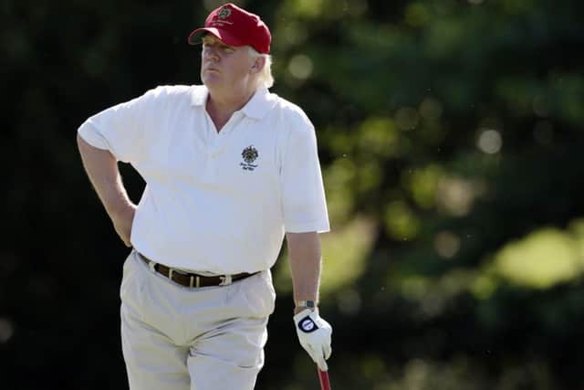 Donald Trump owns 17 golf courses around the world. Picture: AP
