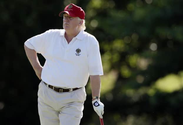 Donald Trump owns 17 golf courses around the world. Picture: AP