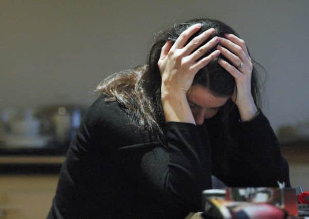 The Glasgow study found that many who have suicidal thoughts do not receive help. Picture posed by model. Picture: PA