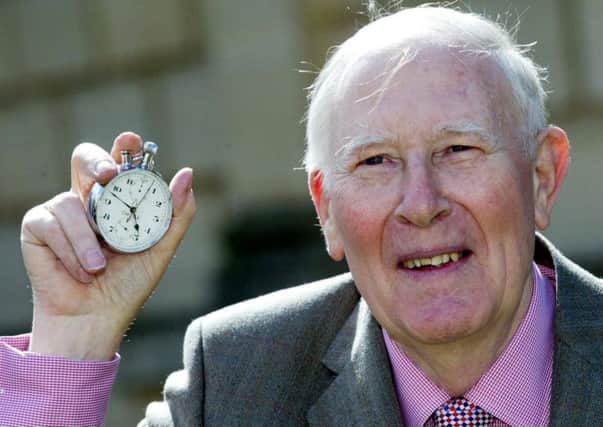 Sir Roger Bannister is suffering from Parkinson's Disease. Picture: PA