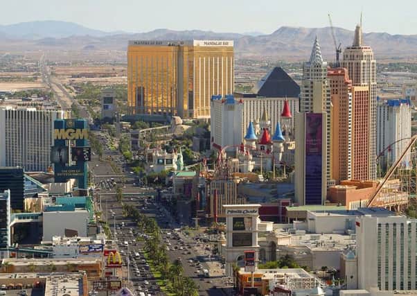 Flights from Glasgow to Las Vegas will run weekly from May next year. Picture: Public Domain